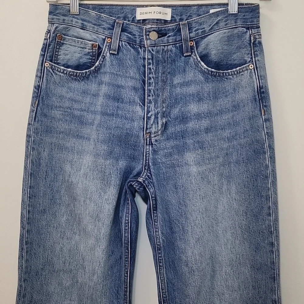 Aritzia 100% Cotton  Denim Forum The '90S Iggy Lo-Rise Baggy Jeans Size 27 - Picture 3 of 16